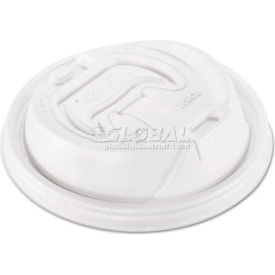 Dart DCC 16RCL Dart® Optima Reclosable Lid, 12-24 oz Foam Cups, White, 100/Bag, 10 Bags/Carton image.