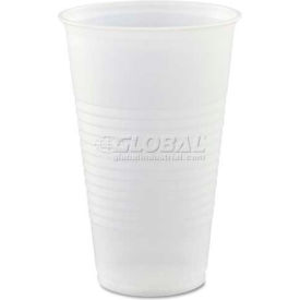Dart DCCY16T Dart® Conex Plastic Cold Cups, 16 oz, Translucent, 1000/Carton image.
