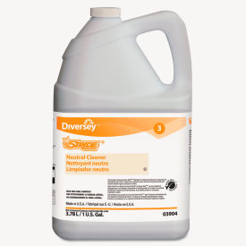 United Stationers Supply 903904 Diversey™ Stride Neutral Cleaner, Citrus, 1 gal, 4 Bottles/Case image.