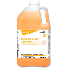 United Stationers Supply 904678 Diversey™ Suma Stop Slip TraCSion Treatment, Unscented, Gallon Bottle, 4/Case image.