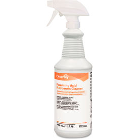 United Stationers Supply 95325322 Diversey™ Foaming Acid Restroom Cleaner, Fresh Scent, 32 oz. Spray Bottle, 12/Case image.
