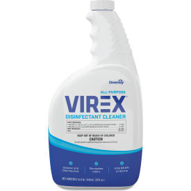 Diversey CBD540540 Diversey™ Virex All-Purpose Disinfectant Cleaner, Lemon Scent, 32 Oz. Spray Bottle, 4/Carton image.