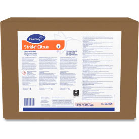 Diversey™ Stride® Neutral Floor Cleaner Citrus Scent 5 Gallon Envirobox