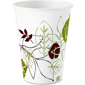 Dixie Food Service 2338WS Dixie® Pathways Paper Hot Cups, 8 oz, 500/Carton image.