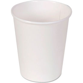 United Stationers Supply 2340W Dixie® Paper Hot Drink Cups, 10 oz, White, Pack of 1000 image.