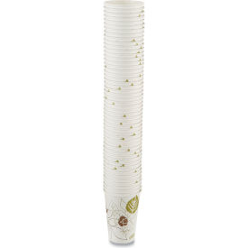 Pathways Paper Hot Cups, 16 oz. Capacity, White/Brown, 50/Pack view 2