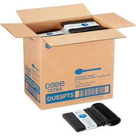 United Stationers Supply DUSSPT5 Dixie® SmartStock TriTower Dispensing System Teaspoons, Polypropylene, Black, Pack of 960 image.