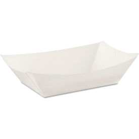 United Stationers Supply KL300W8 Dixie® Paper Food Tray, 3 lb. Capacity, White, Pack of 500 image.