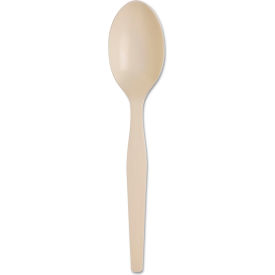 United Stationers Supply SSS11B Dixie® SmartStock Mediumweight Spoons, Series O, 6"L, Beige, Pack of 960 image.