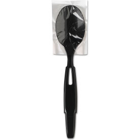 United Stationers Supply SSWPT5 Dixie® SmartStock Wrapped Heavy Weight Refill Teaspoon, Polypropylene, Black, Pack of 960 image.