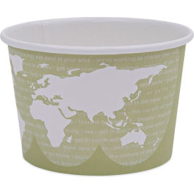 United Stationers Supply EP-BSC16-WA Eco-Products® World Art Food Container, Seafoam, 4-1/16" Dia. x 3"H, Pack of 500 image.