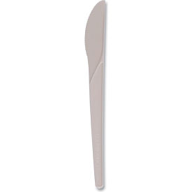 Mediumweight Plantware Compostable Knives, Pearl White, 50/Pack, 20 Pack/Carton view 2