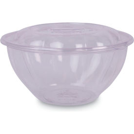 United Stationers Supply EP-SB32 Eco-Products® Renewable & Compostable Salad Bowls w/ Lids, 32 oz, Clear, Pack, of 150 image.