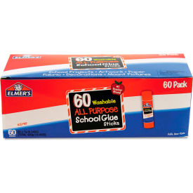 Elmers E501 Elmers® Washable All Purpose School Glue Sticks, Clear, 60/Box image.