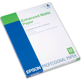 Epson America S041341 Ultra Premium Matte Presentation Paper, White, 8-1/2" x 11", 50 Sheets/Pack image.