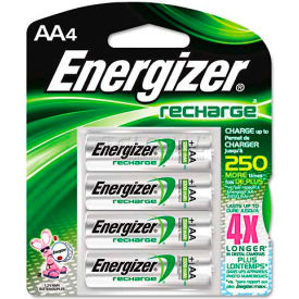 Energizer AA e NiMH Rechargeable Batteries 4 per Pack