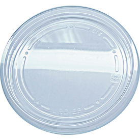 Recycleware Round Deli Container Lids, 4-11/16" Dia., Clear, 500/Carton view 2
