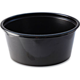 Portion Cups, 3.25 oz. Capacity, Black, Pack of 2500 view 2