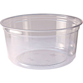 Recycleware Deli Container, 12 oz. Cap., 4-5/8" Dia. x 2-5/16"H, Clear, 500/Carton view 2