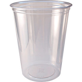 Recycleware Deli Container, 32 oz. Cap., 4-5/8" Dia. x 5-13/16"H, Clear, 500/Carton view 2