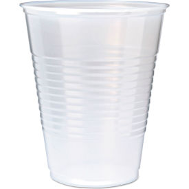 RK Ribbed Cold Drink Cups, 12 oz. Capacity, Translucent, 50 Cups per Sleeve, 20 Sleeves per Carton view 2