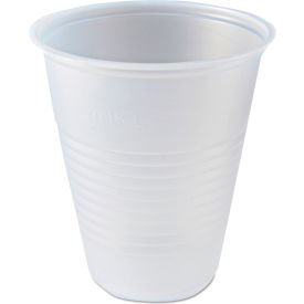 RK Ribbed Cold Drink Cups, 7 oz. Capacity, Clear, 100/Bag, 25 Bags/Carton view 2