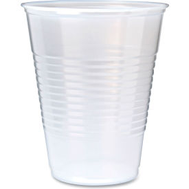 RK Ribbed Cold Drink Cups, 9 oz. Capacity, Clear, 100/Sleeve, 25 Sleeves/Carton view 2
