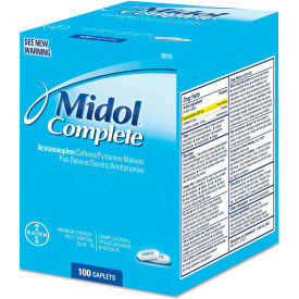United Stationers Supply FAO90751 Midol® Complete Menstrual Caplets, Two-Pack, 50 Packs/Box image.