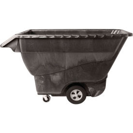 Rubbermaid® Standard Duty Structural Foam Tilt Truck 1 Cu. Yd. Cap. 1250 lb. Capacity Black