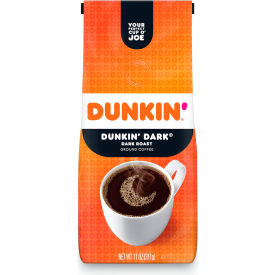 United Stationers Supply 8133400076 Dunkin Original Blend Dark Roast Coffee, 11 oz Bag image.