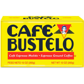 Cafe Bustelo 7441701720CT Café Bustelo Coffee, Espresso, 10 oz Brick Pack, 24/Carton image.