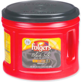 Folgers 2550020540 Folgers® Coffee, Black Silk, 24.2 oz Canister image.