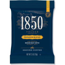 Folgers 21511 1850 Coffee Fraction Packs, Pioneer Blend, Medium Roast, 2.5 oz Pack, 24 Packs/Carton image.