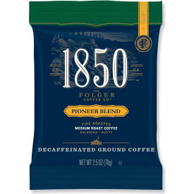 1850 Coffee Fraction Packs Pioneer Blend Decaf Medium Roast 2.5 oz Pack 24 Packs/Carton