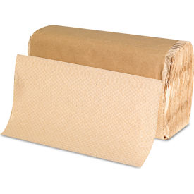 United Stationers Supply GEN1507 GEN Singlefold Paper Towels, 9 x 9-7/16, Natural, 250/Pack, 16 Packs/Carton image.