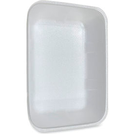 Meat Tray, 12"W x 8-11/16"D x 2-7/16"H, White, Pack of 125 view 2