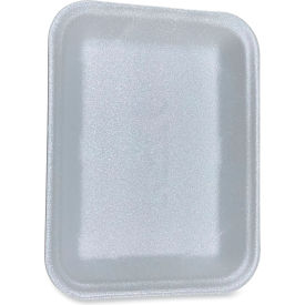 Meat Tray, 9-1/2"W x 7-1/8"D x 1-5/16"H, White, Pack of 500 view 2