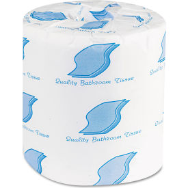 United Stationers Supply GN500 Bath Tissue, Septic Safe, 2-Ply, White, 4.5" x 3.5", 500 Sheets/Roll, 96 Rolls/Case image.