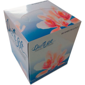 United Stationers Supply GEN852E Facial Tissue Cube Box, 2-Ply, White, 85 Sheets/Box, 36 Boxes/Case image.