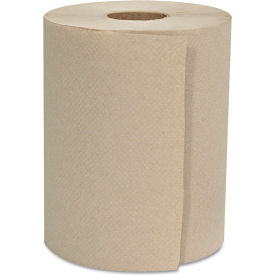 United Stationers Supply GENHWTKRFT Hardwound Roll Towels, 1-Ply, Natural, 8" x 600 ft, 12 Rolls/Case image.