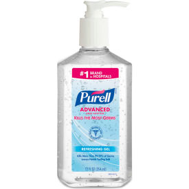 Purell Advanced Pump Bottle Instant Hand Sanitizer, 12 oz. - 12/Carton - 3659-12