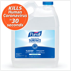 United Stationers Supply GOJ434004 PURELL® Healthcare Surface Disinfectant, Fragrance Free, 128 oz Bottle, 4/Carton image.