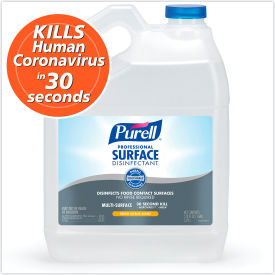 United Stationers Supply GOJ434204 PURELL® Professional Surface Disinfectant, Fresh Citrus, 1 gal Bottle, 4/Carton image.