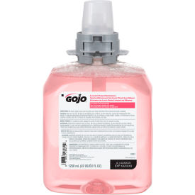United Stationers Supply GOJ516104CT GOJO® Luxury Foam Hand Wash Refill for FMX-12 Dispenser, Refreshing Cranberry, 1,250 mL, 4/Ctn image.