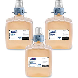 United Stationers Supply 5181-03 Purell Healthy Soap 2% CHG Antimicrobial Foam Refill For CS4 Dispensers, 1250 ml Cap., Pack of 3 image.