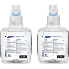 United Stationers Supply 6551-02 Purell Advanced Foam Hand Sanitizer For CS6 Dispensers, Fragrance-Free, 1200 ml Capacity, Pack of 2 image.