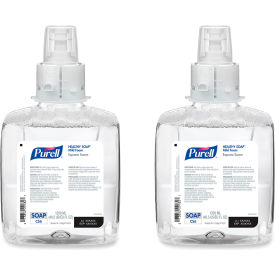 United Stationers Supply 6574-02 Purell Healthy Soap Mild Foam Refill For CS6 Dispensers, Fragrance-Free, 1200 ml Capacity, Pack of 2 image.