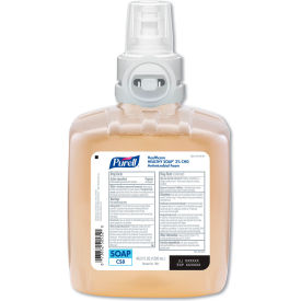 United Stationers Supply 7881-02 Purell Healthy Soap 2.0% CHG Antimicrobial Foam Refill For CS8 Dispensers, 1200 ml Cap, Pk of 2 image.