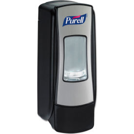 United Stationers Supply 8728-06 Purell® ADX-7 Hand Cleaner Dispenser, 700 mL Capacity, Chrome/Black image.