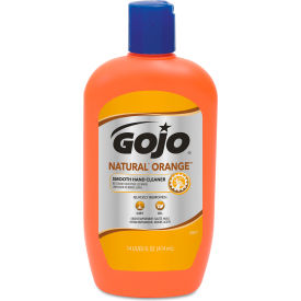 United Stationers Supply GOJ94712 GOJO® Natural Orange Smooth Lotion Hand Cleaner, Citrus, 14 oz, 12/Carton image.